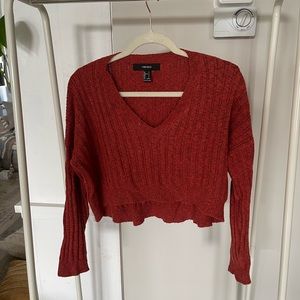 Forever 21 burnt orange crop top